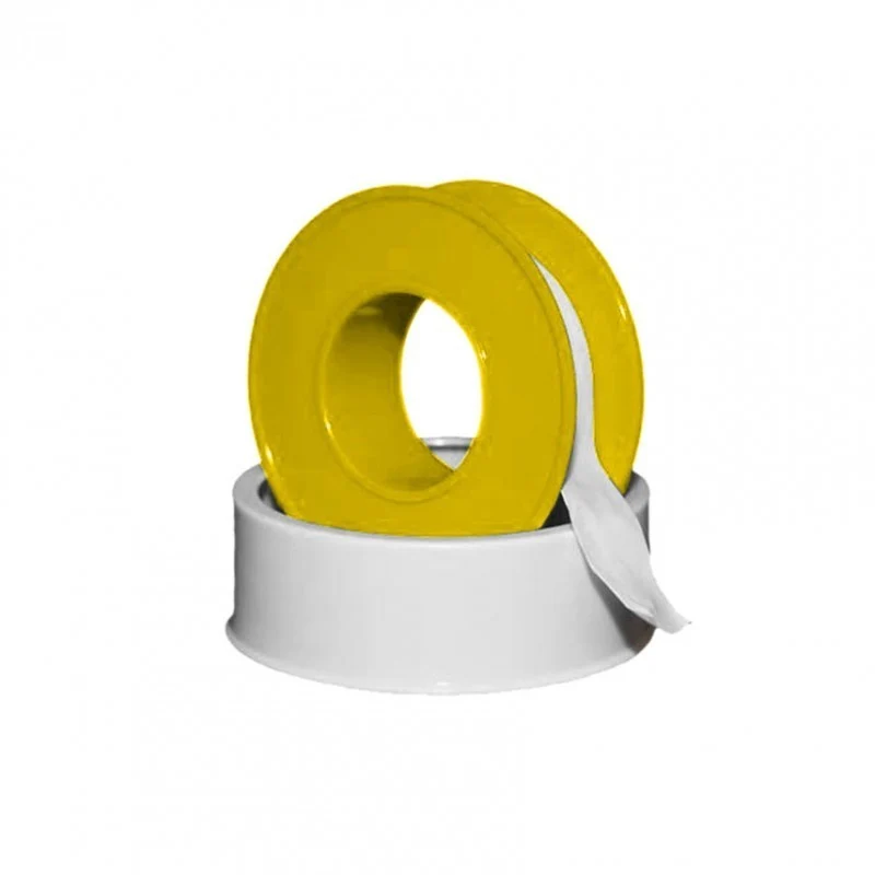 Nastro teflon ptfe per gas giallo 12 mm x 12 m