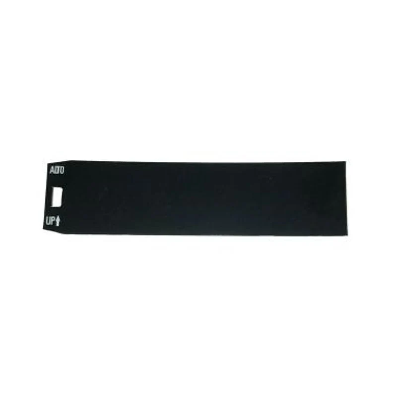 URMET 1168/100 - Set 10 cartellini portanome, Alpha, pulsante singolo nero