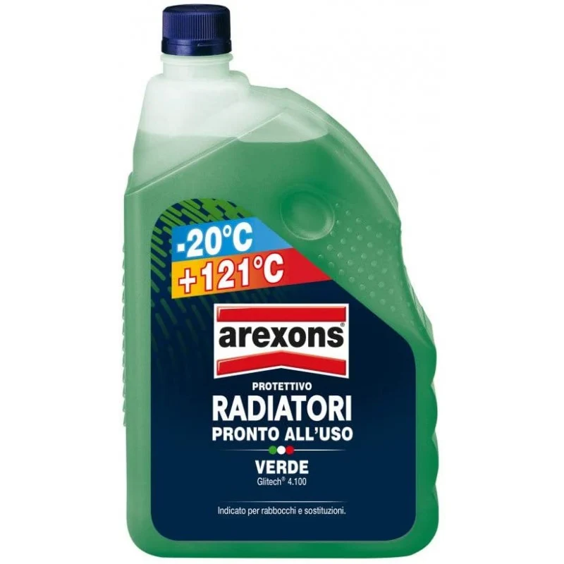 Liquido Antigelo Protettivo per Radiatori fino a -20°C/+121°C da 2 Litri