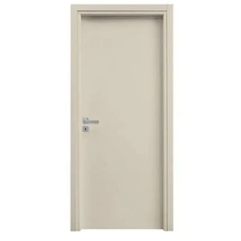 Porta battente modello A crema/rovere 90x210 cm MDF B02/03