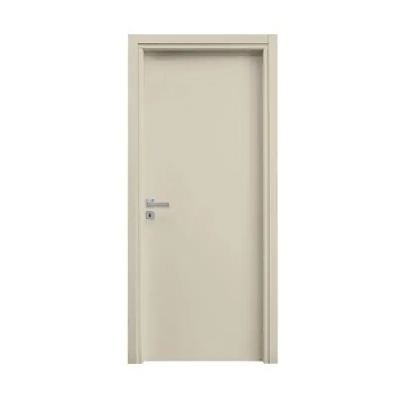 Porta battente modello A crema/rovere 80x210 cm MDF B02/03