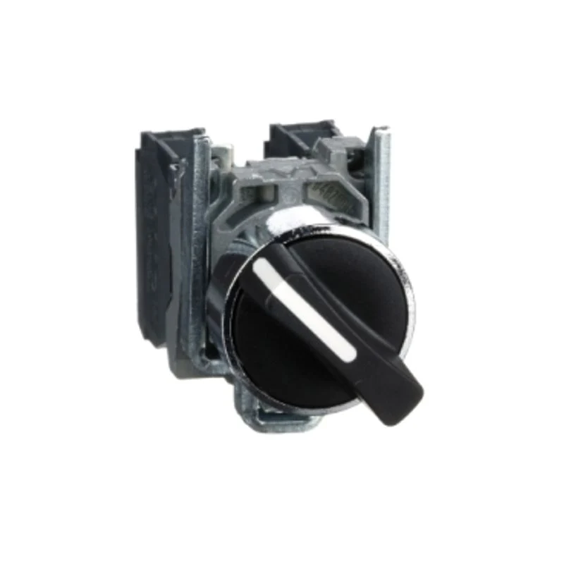 SCHNEIDER XB4BD25 - Selettore Harmony XB4 22mm 2 Posizioni Leva Nera 1NA+1NC