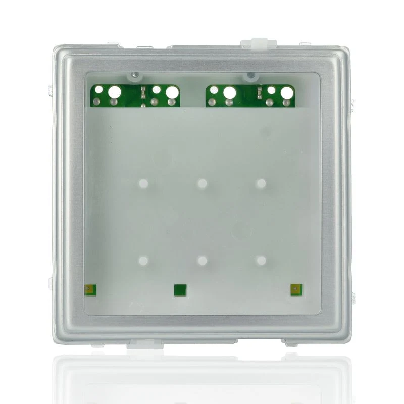 URMET 1148/50 - Sinthesi S2, modulo numero civico in alluminio anodizzato, acciaio lucido