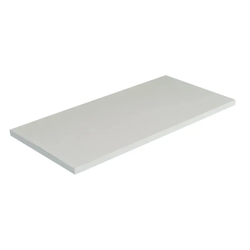 Ripiano melaminico 4 lati bord. bianco 18x500x1000