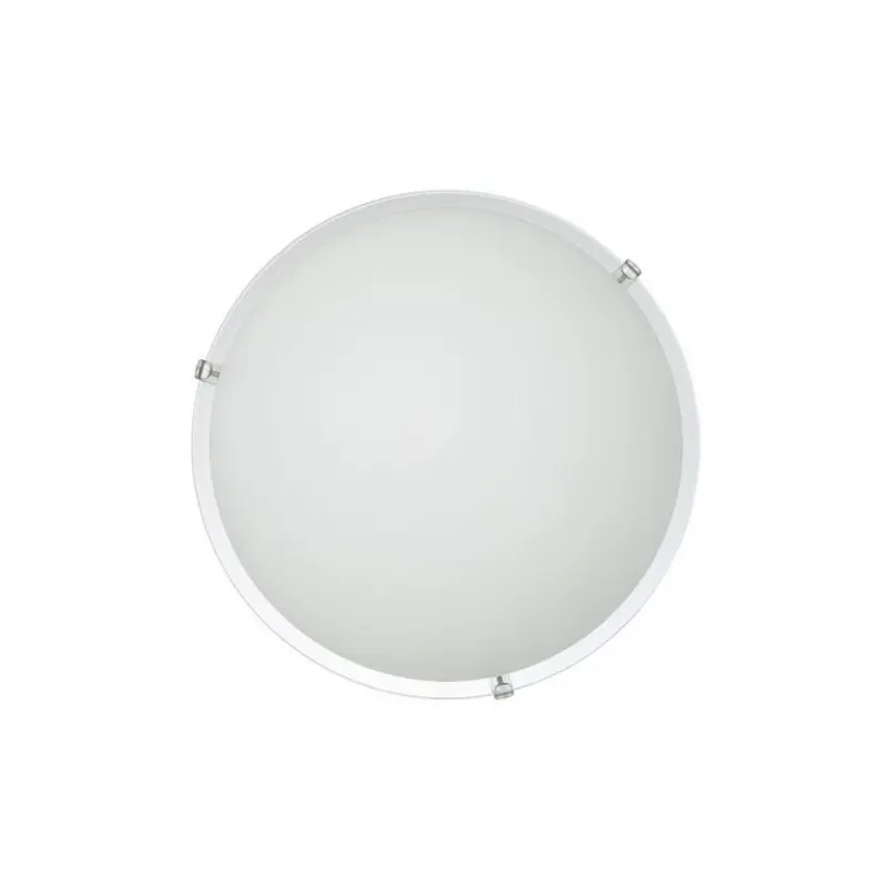 Plafoniera Dylan D.30 1xE27 lastra bianco lucido