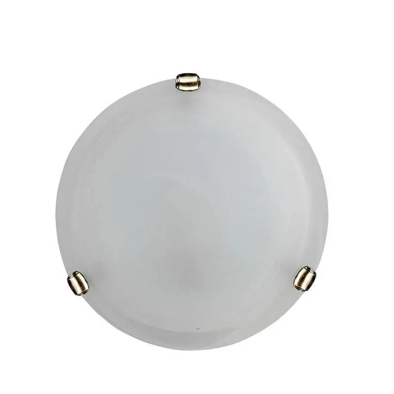 Duna plafoniera D.30 Alabastro bianco ganci bronzo