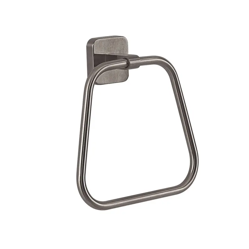 Portasalviette ad anello Tonga gun metal 17 x 4,6 x 16 cm