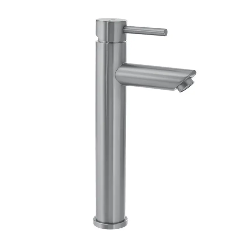 Miscelatore per lavabo alto Garda gun metal 28,5 x 4,9 x 14,6 cm