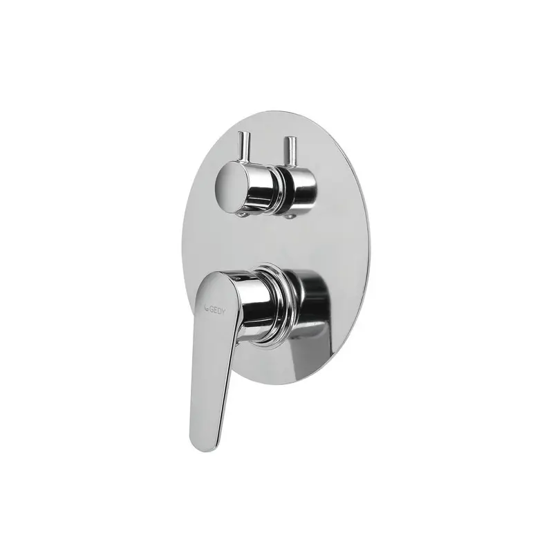 Miscelatore da incasso per doccia con deviatore Como cromo 16 x 6,4 x 6,4 cm