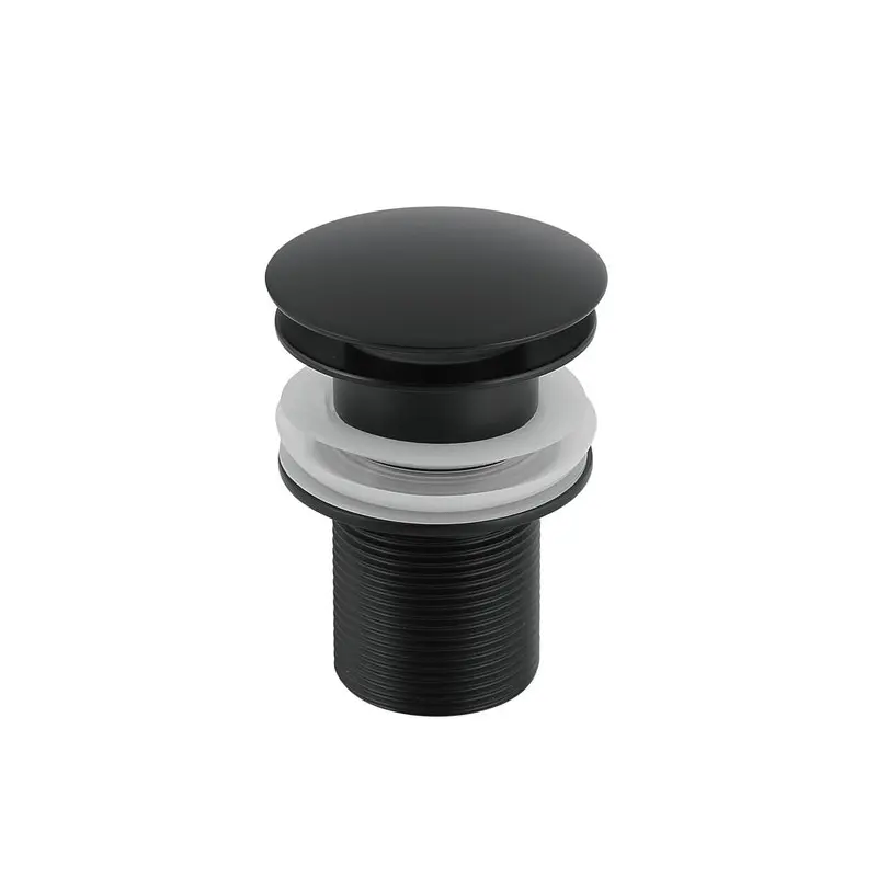 Piletta clic clac 03 in acciaio inox nero matt universale 9-10 x 6 x 6 cm