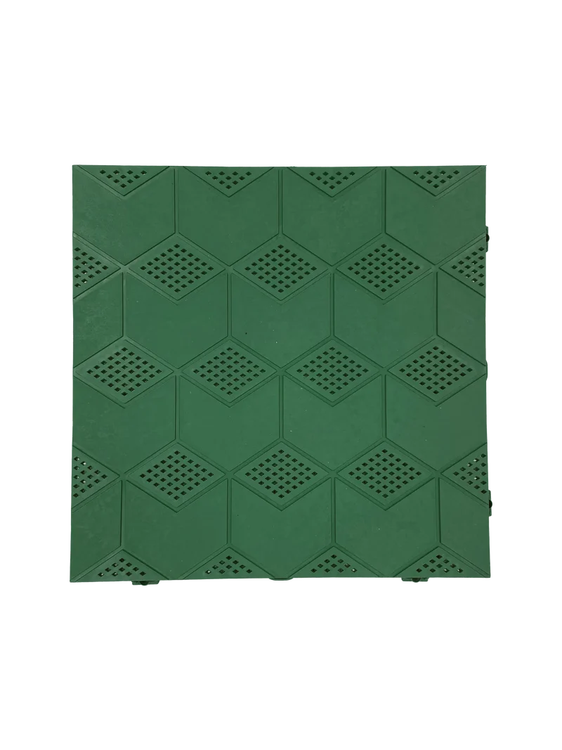 Piastrella snap design verde 38x38