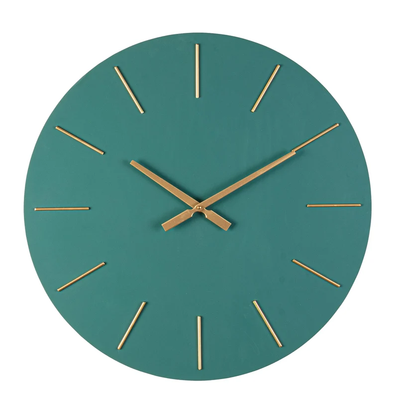 Orologio da parete Timeline verde ø60 cm