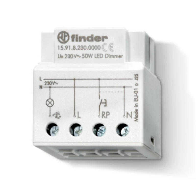 FINDER 159182300000 - Varialuce (Dimmer) 100W Montaggio Su Falso Polo