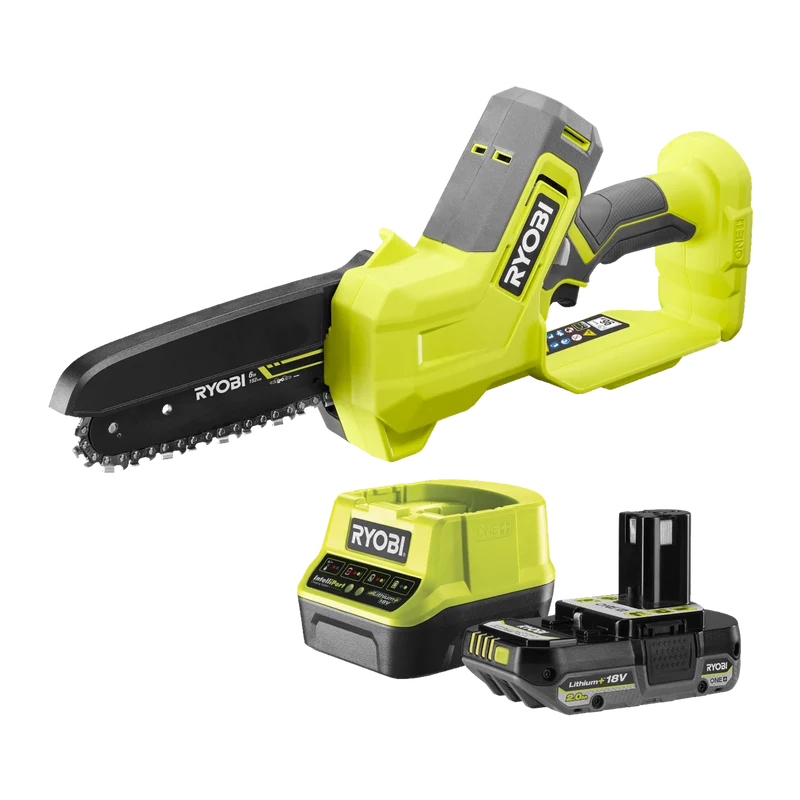 Potatore a batteria Ryobi RY18PS15A-120 ONE+ 18V con batteria 2,0 Ah e caricabatterie