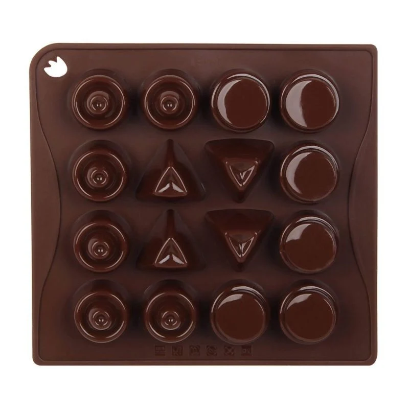 Stampo per bcioccolatini silicone 16 forme
