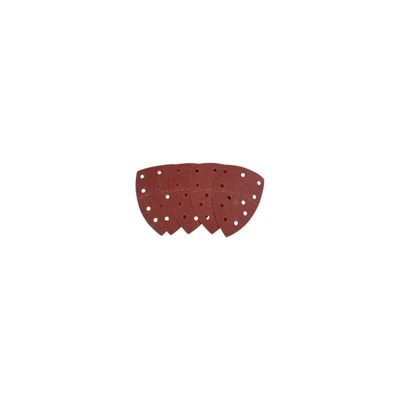 Fogli abrasivi velcrati per levigatrice palmare 102 × 151 mm grana 150 - confezione 5 pezzi