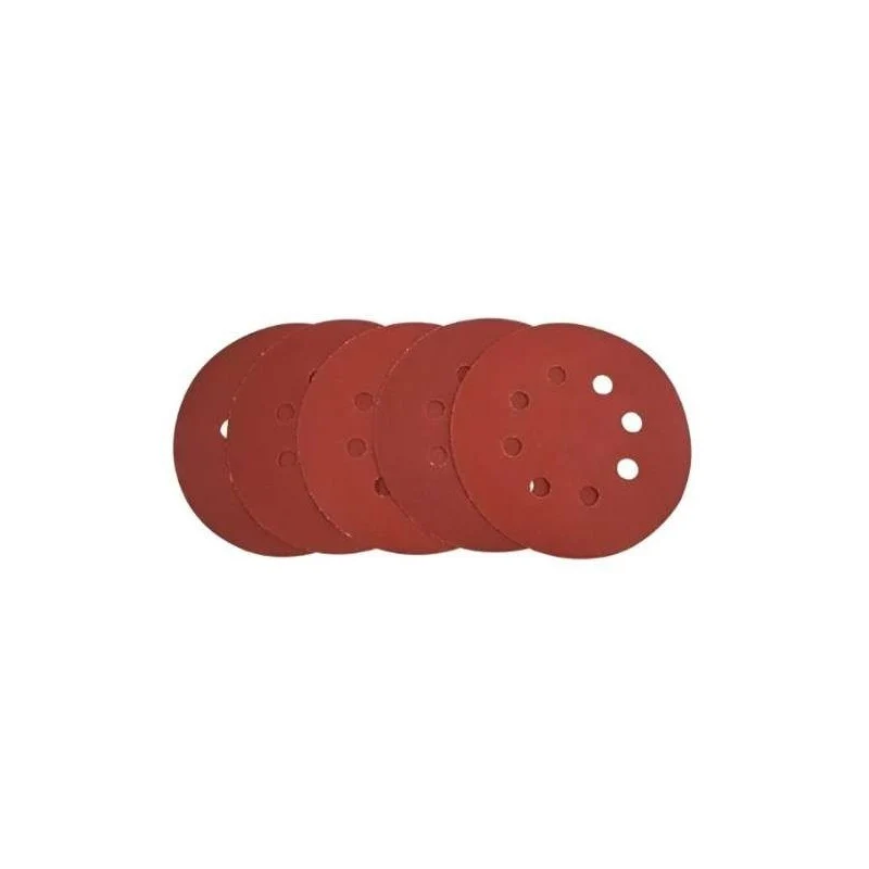 Dischi abrasivi velcrati Ø 125 mm grana 120 - confezione 5 pezzi