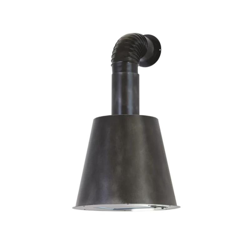 Cappa aspirante URBAN STYLE in acciaio inox antracite cm 50