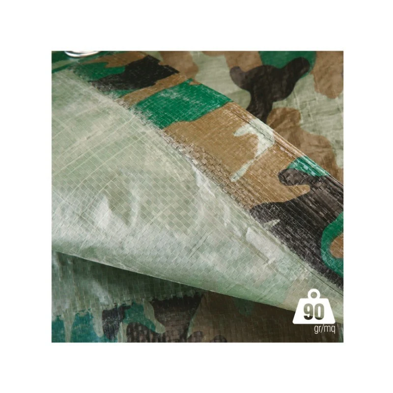 Telo occhiellato mimetico 3x4 m