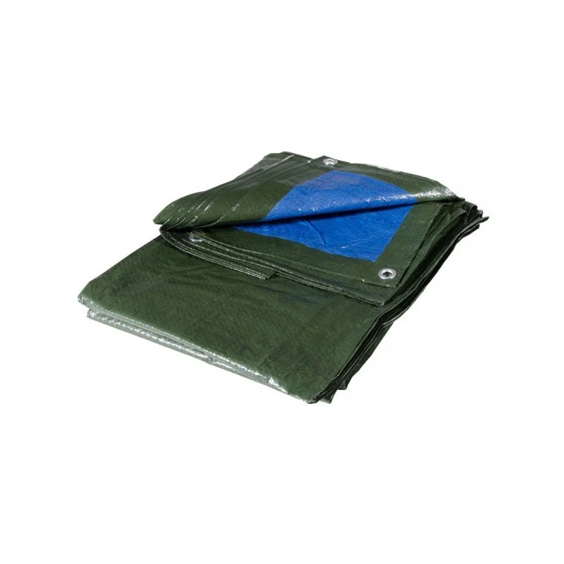 Telo occhiellato blu/verde 8x12 m