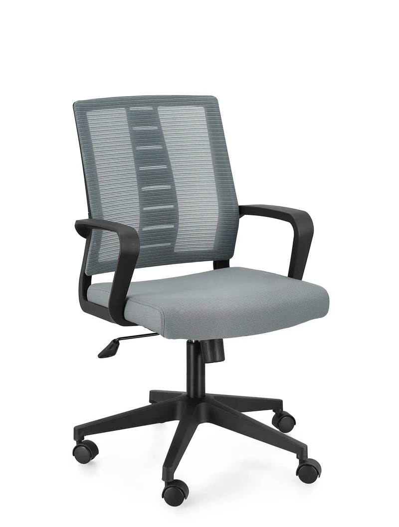 Sedia da ufficio Roman grigio scuro cm 62x55.5x93.5-103 h