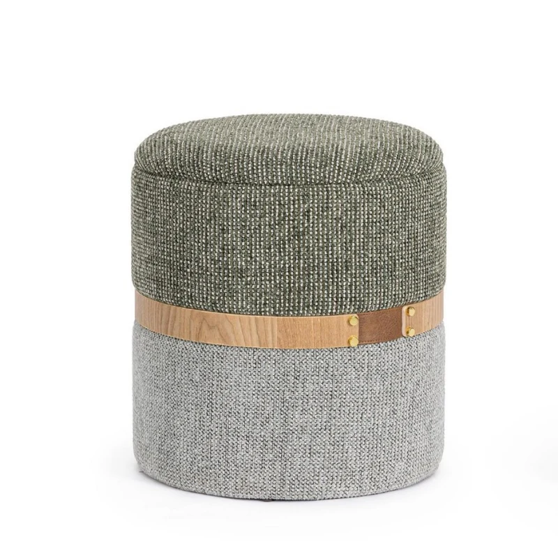 Pouf contenitore Tanya Fog L ø40x44 h