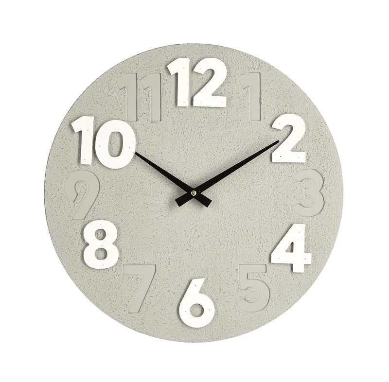 Orologio da parete Timing tortora ø40 cm