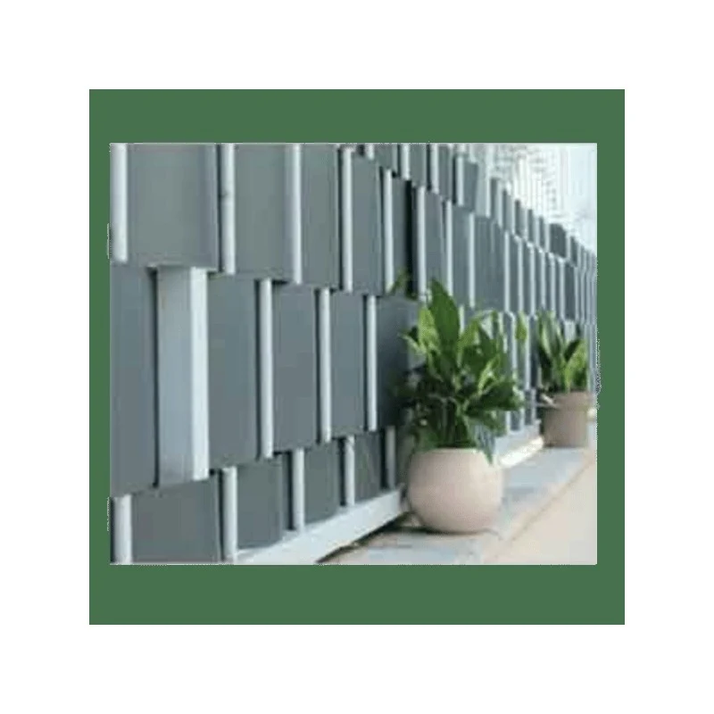 Striscia frangivista in pvc 19 cm x 35 mt grigio chiaro