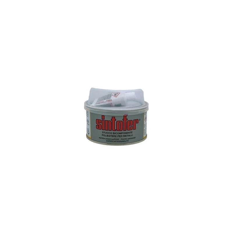 Stucco carrozzeria bicomponente 500 ml grigio