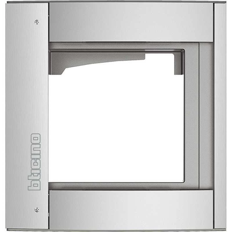 BTICINO 350211 - Telaio Supporto Con Cornice 1 Modulo Sfera New Finitura Allmetal