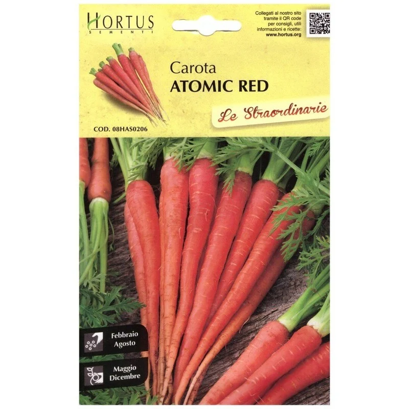 Carota Atomic Red straordinarie