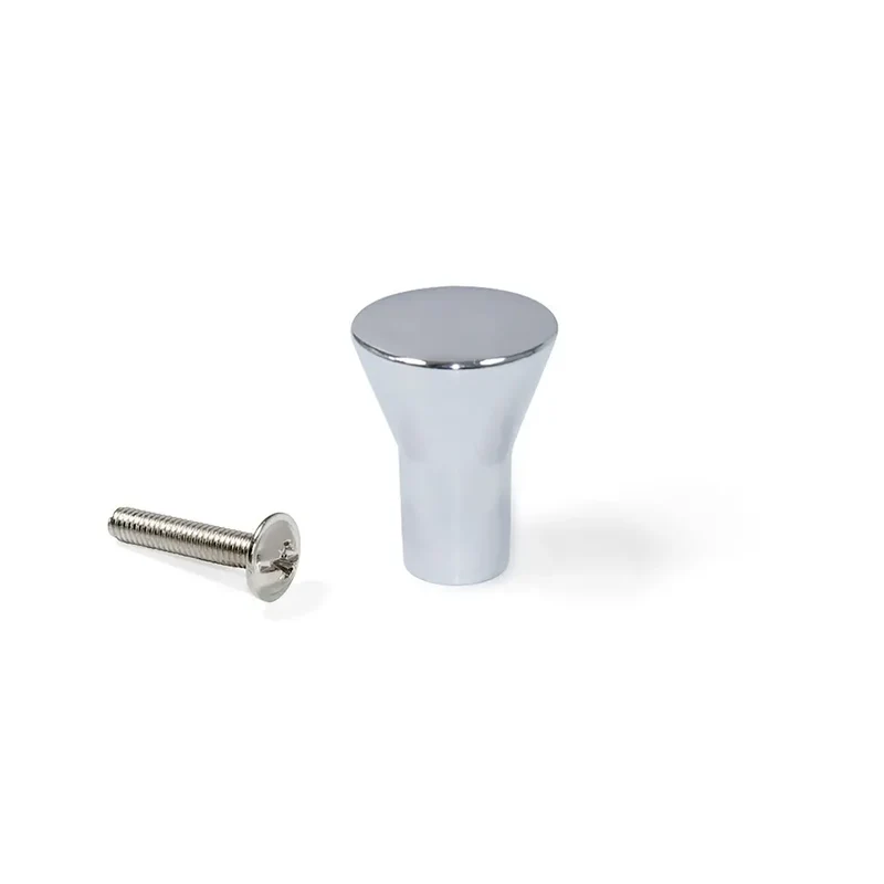 Pomolo per mobili Albal D16 mm, Zama, Cromato lucido