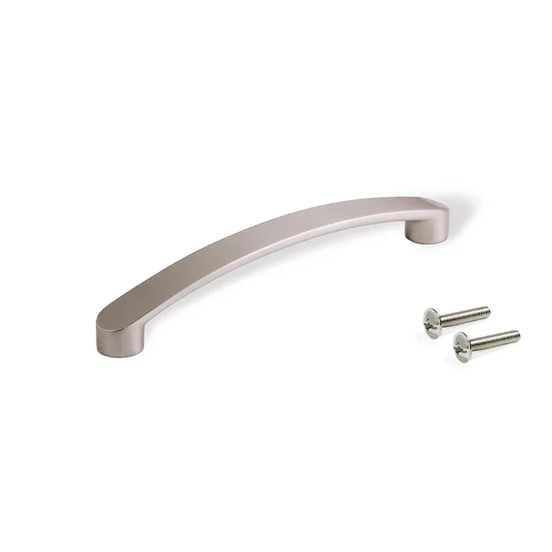 Maniglia per mobili Minneapolis L180, interasse 160 mm, nichel satinato
