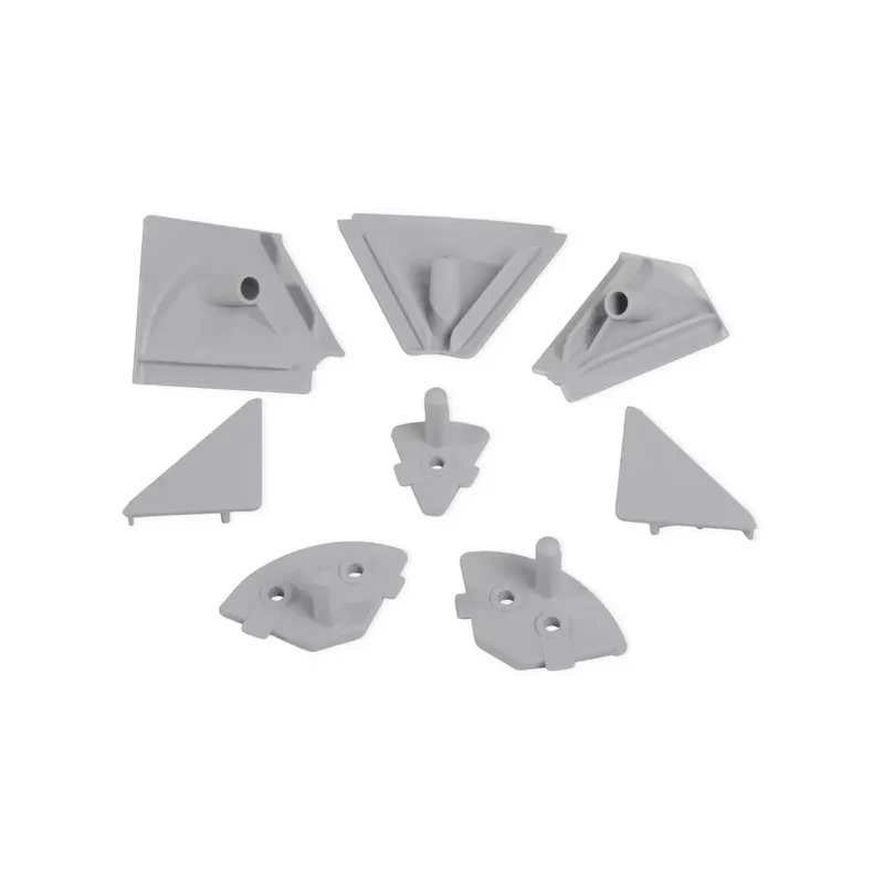 Kit accessori alzatine Plasline, Tecnoplastica, Grigia