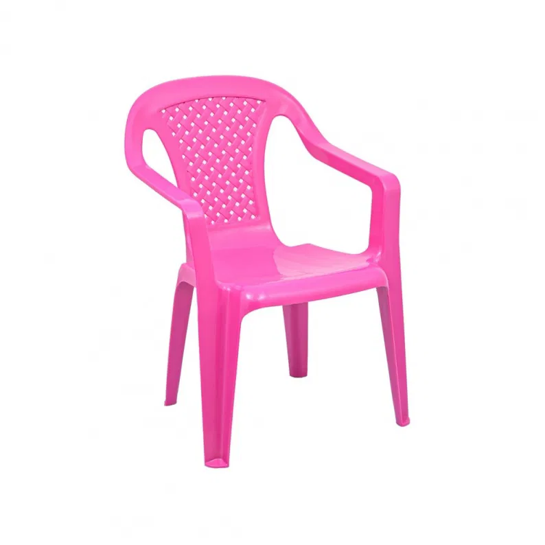 Sedia baby in plastica Camelia fucsia cm 38x38x52h