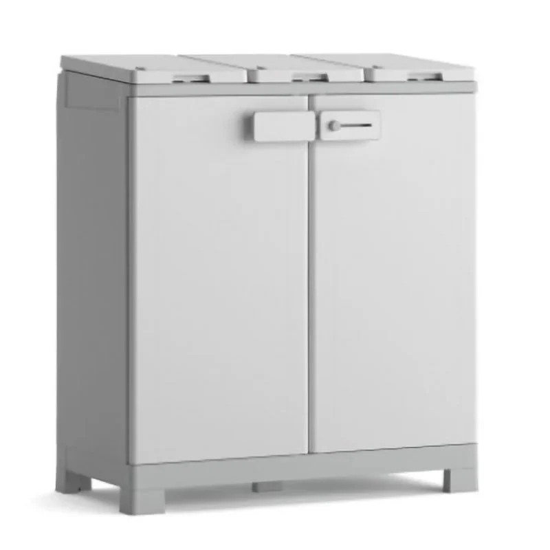 Armadio Keter Recyclo Premium porta rifiuti 110l cm 89x45x101,2 h