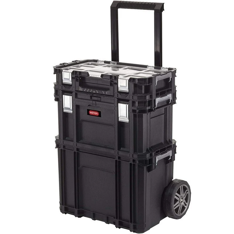 Trolley porta utensili Keter Connect Rolling System cm 56,5x37,3x70 h