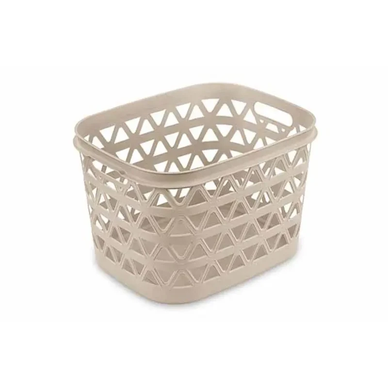 Cesta portabiancheria Oceana bianca 30l cm 42,6x34,6x27,1 h