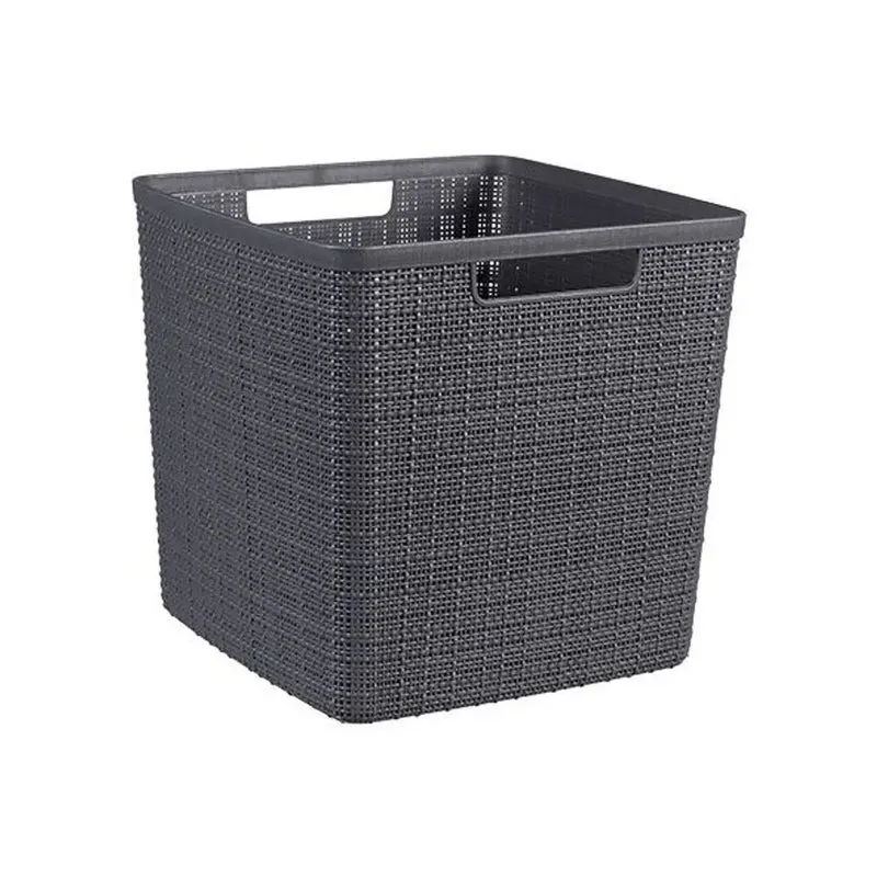 Cesto Curver Jute quadrato grigio 17l cm 28x28x27 h