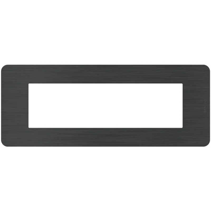 BTICINO JA4807EN - MatixGO - Placca 7P Black Nickel