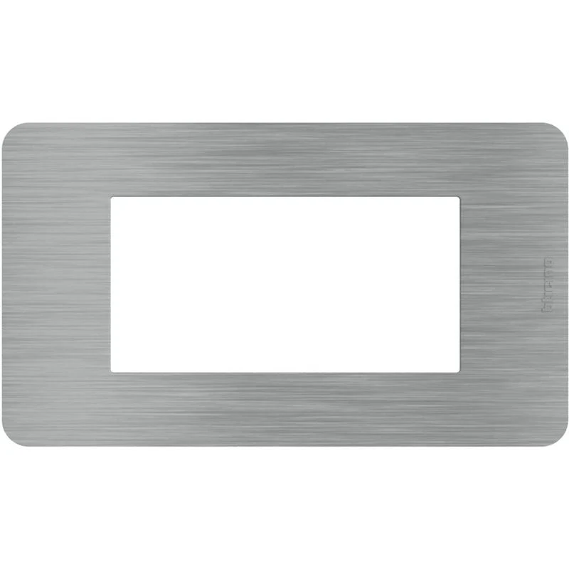 BTICINO JA4804ES - MatixGO - Placca 4P Steel