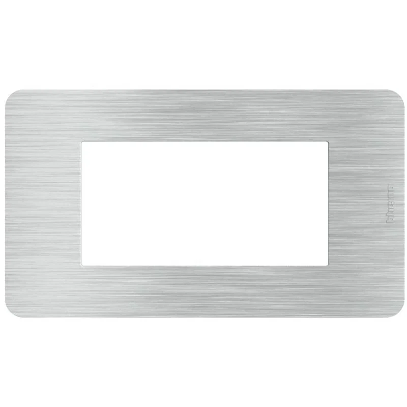 BTICINO JA4804EA - MatixGO - Placca 4P Aluminum