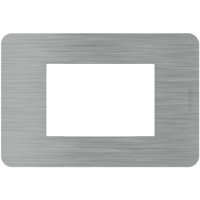 BTICINO JA4803ES - MatixGO - Placca 3P Steel