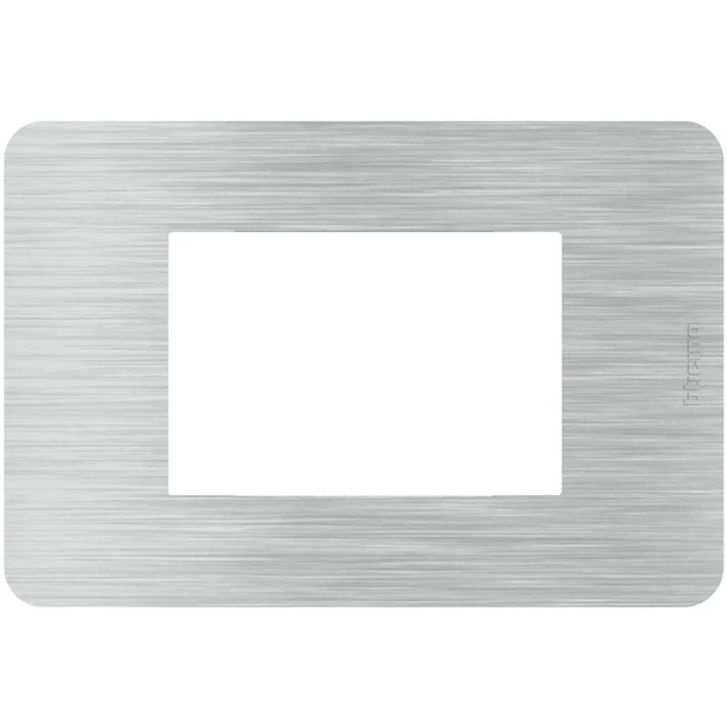 BTICINO JA4803EA - MatixGO - Placca 3P Aluminum