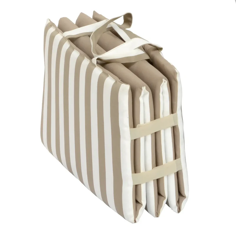 Materassino pieghevole Dune cm 180x50 beige/bianco