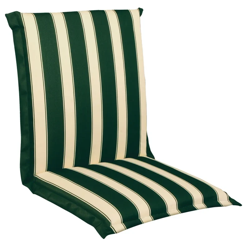 Cuscino a righe per poltrona bassa cm 92x46