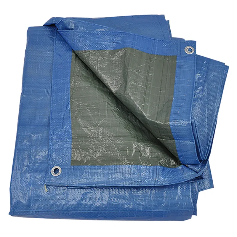 Telo occhiellato blu/verde 2x3 m