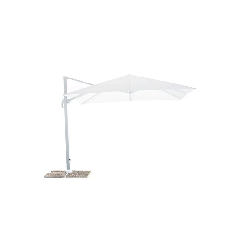Ombrellone salmar senso 3x4 m bianco