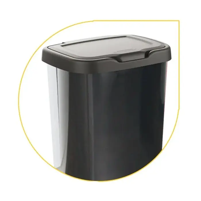 Pattumiera Jive con pedale nero 20 L