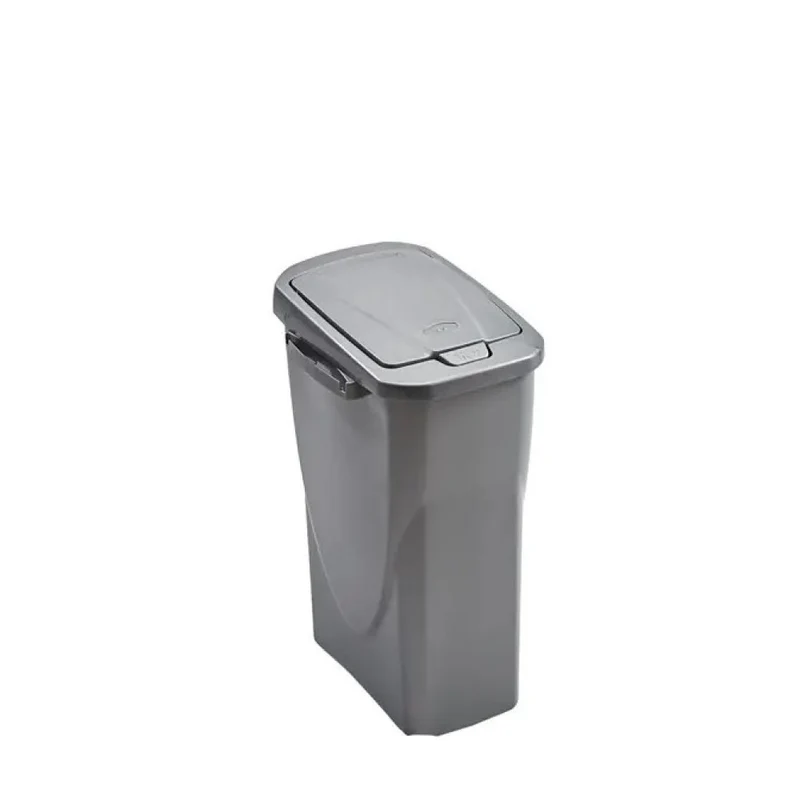 Pattumiera per la raccolta differenziata con coperchio arancione L25 cm 24,3 x 36,5 x 51,5